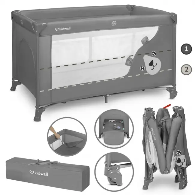 Patut pliabil kidwell blissy duo - gray edeedilotubli02a2