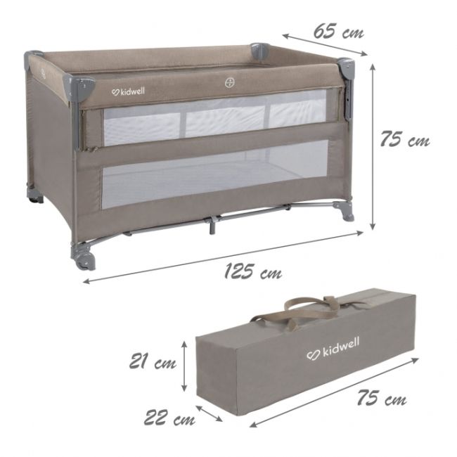 Patut pliabil kidwell blissy lift - beige edeedilotubli02a3