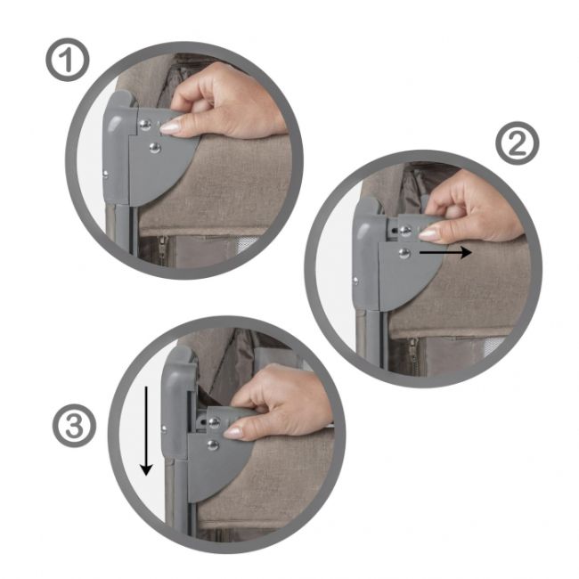 Patut pliabil kidwell blissy lift - beige edeedilotubli02a3