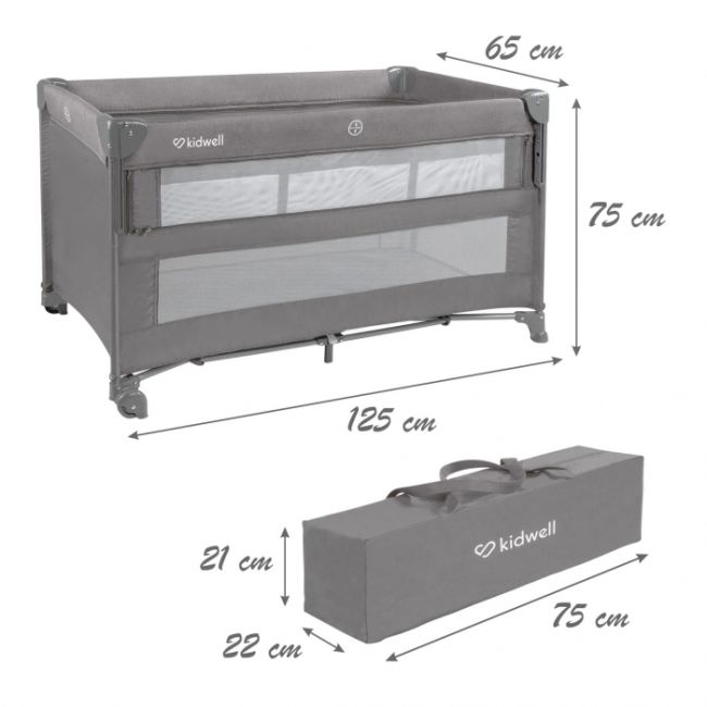 Patut pliabil kidwell blissy lift - gray edeedilotubli01a3