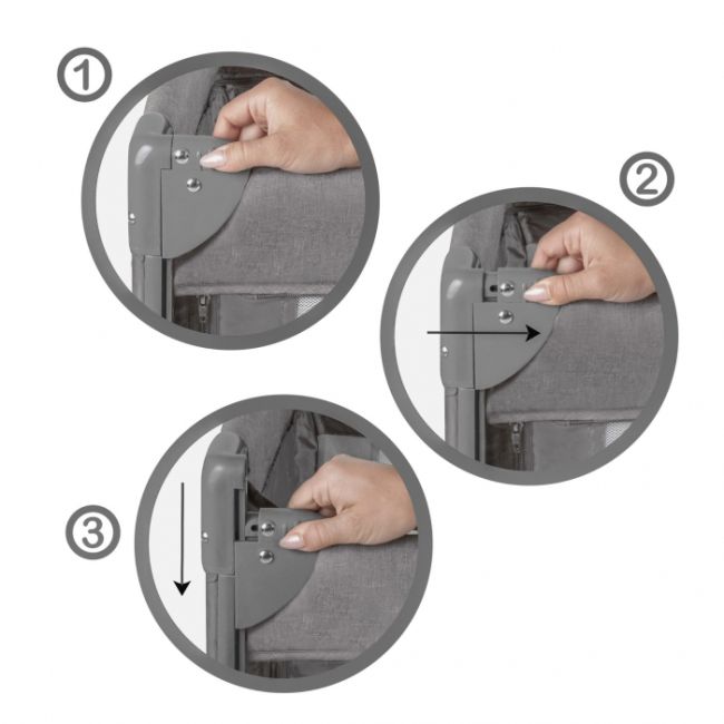 Patut pliabil kidwell blissy lift - gray edeedilotubli01a3