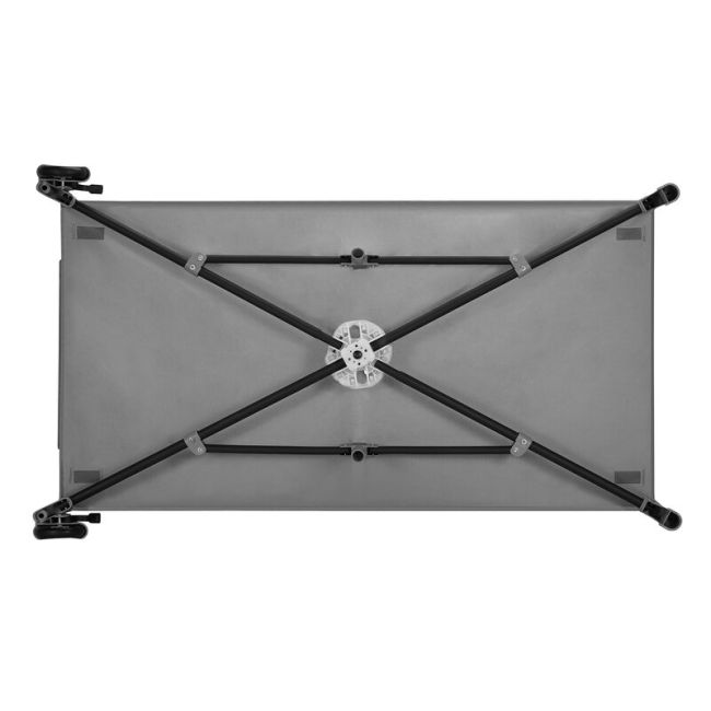 Patut pliant, Lionelo, Jasmin Easy Fold, Pana la 15 kg, Usor de pliat, Cu doua nivele, Cu saltea ergonomica T25, Cu intrare laterala cu fermoar, 2 roti cu frana, 120 x 60 cm, Conform cu EN 716, 0-36 luni, Gri BYNLO-JASMIN_EASY_FOLD_GREY_STONE