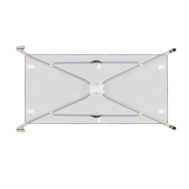 Patut pliant, Lionelo, Stefi, Cu un nivel, Cu intrare laterala cu fermoar, 2 roti, 120x60 cm, Conform cu standardul european de securitate EN 716, Bej BYNLO-STEFI_BEIGE_SAND
