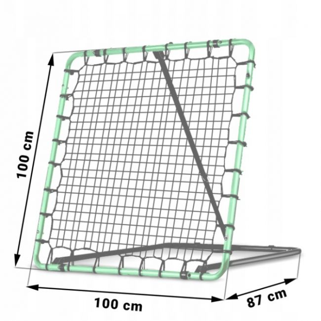 Poarta pentru fotbal rebounder 100 x 100 cm neo-sport 1458 edeedi1458
