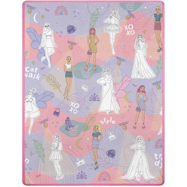 Salteluta de joaca 120 x 92 x 0.3 cm ricokids rk-343 - fashion edeedi734401