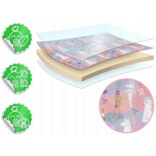 Salteluta de joaca xxl 200 x 120 x 0.3 cm ricokids rk-343 - fashion edeedi734301