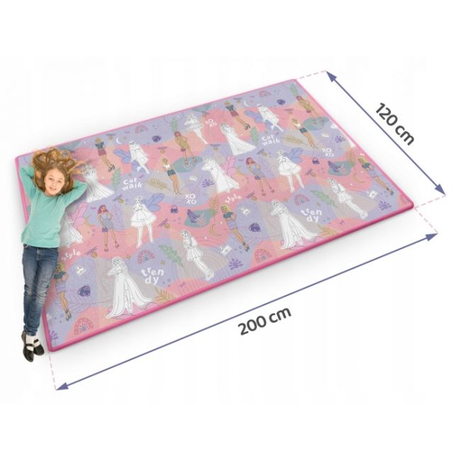 Salteluta de joaca xxl 200 x 120 x 0.3 cm ricokids rk-343 - fashion edeedi734301