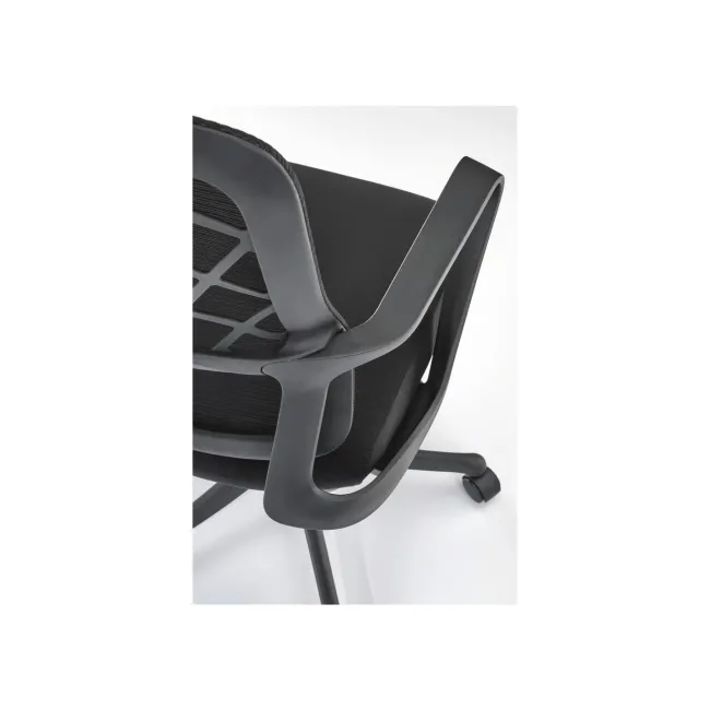 Scaun birou egonomic hm vesuvio, mesh, mecanism balans, baza polipropilena, suport lombar, tetiera ajustabila,120 kg, negru drm10386