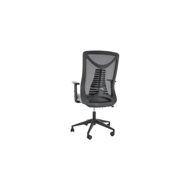 Scaun birou egonomic sl q330r, mesh, respirabil, cotiere reglabile, mecanism inclinare, 110 kg, negru drm10383