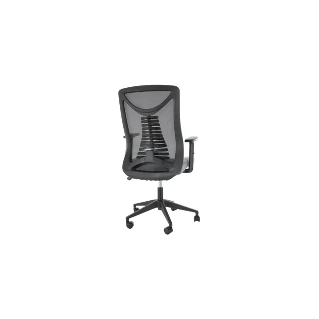 Scaun birou egonomic sl q330r, mesh, respirabil, cotiere reglabile, mecanism inclinare, 110 kg, negru drm10383