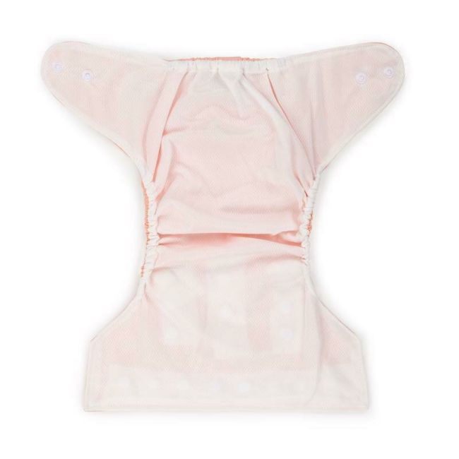 Scutec reutilizabil, Petite&Mars, Universabil, Cleme reglabile pentru a se potrivi cresterii copilului, Moale si delicat, Pentru greutate 3-15 kg, Reduce riscul de iritatie, 0 luni+, Pink BYN935909