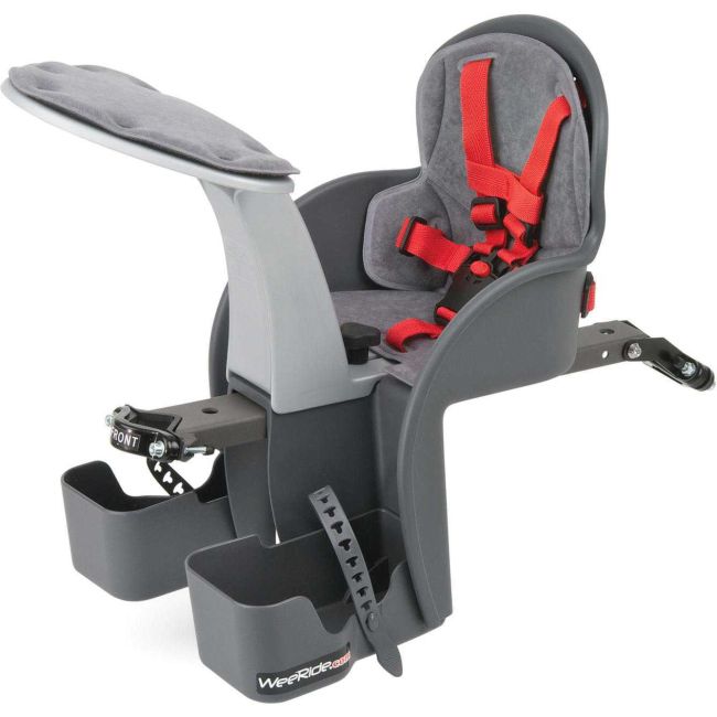 Set Scaun bicicleta copii, Pozitie montare Centru, 15 Kg si Casca Protectie XS 44-48 Fairy Tail WeeRide WR01SKFT BBJWR01SKFT_Gri