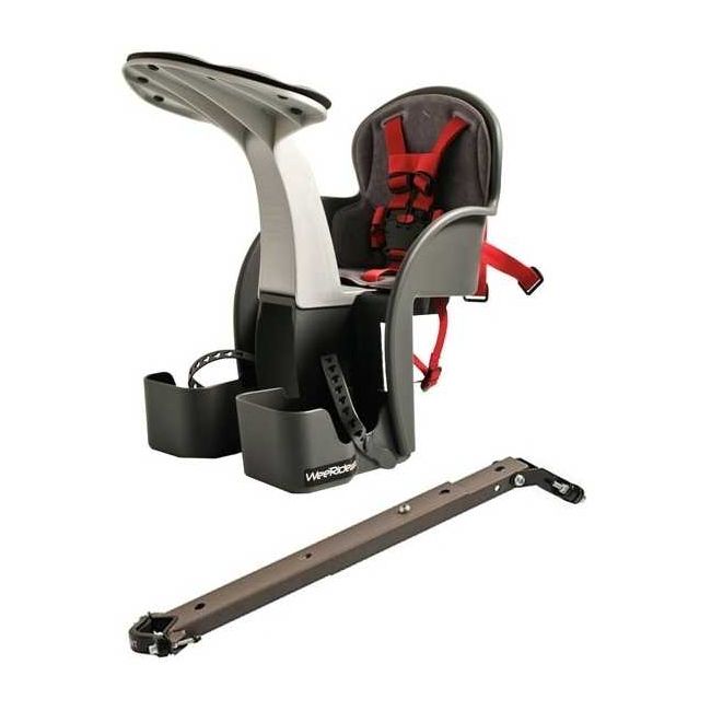 Set Scaun bicicleta copii, Pozitie montare Centru, 15 Kg si Casca Protectie XS 44-48 Police WeeRide WR01SKPL BBJWR01SKPL_Gri