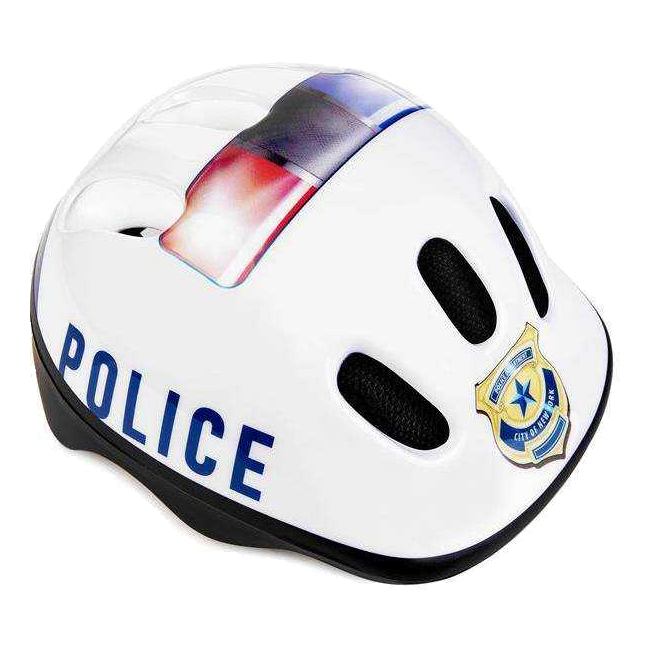 Set Scaun bicicleta copii, Pozitie montare Centru, 15 Kg si Casca Protectie XS 44-48 Police WeeRide WR01SKPL BBJWR01SKPL_Gri