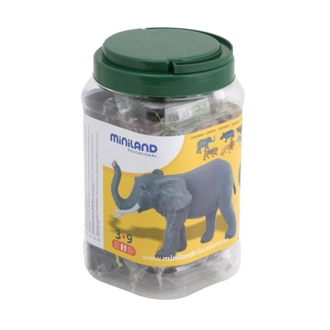 Animale salbatice set de 7 figurine - miniland ml25123