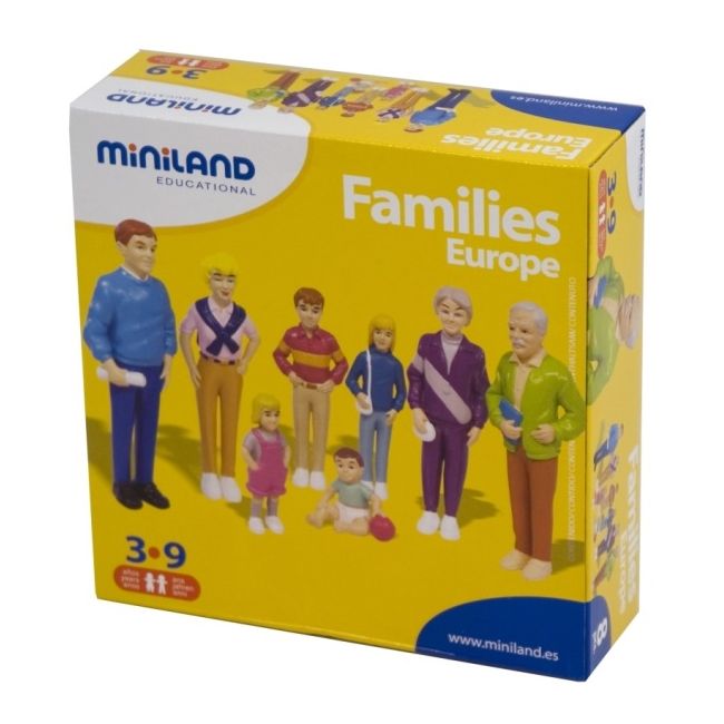 Familie de europeni miniland 8 figurine ml27395