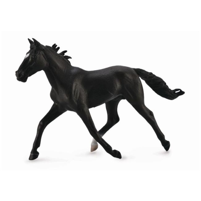 Figurina armasar standardbred pacer black collecta col88645xl