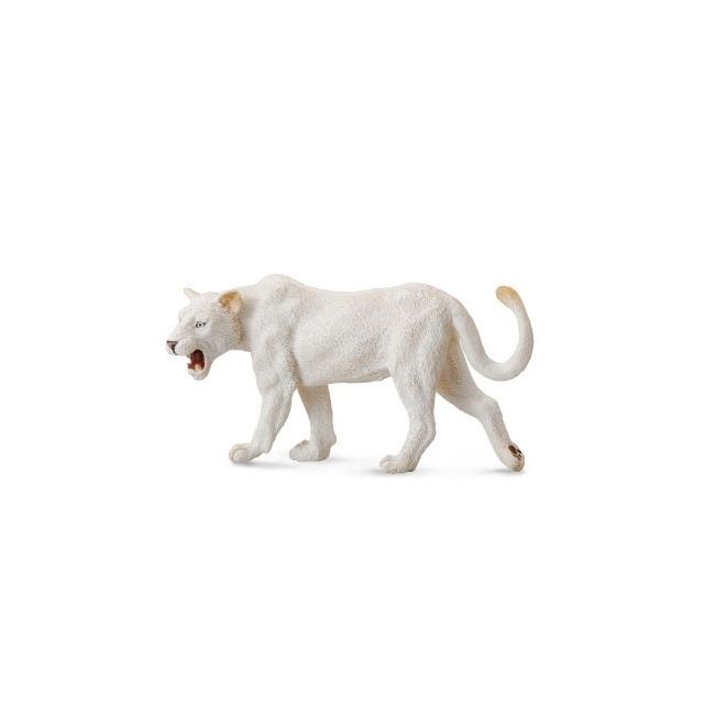 Figurina leoaica alba l collecta col88549l
