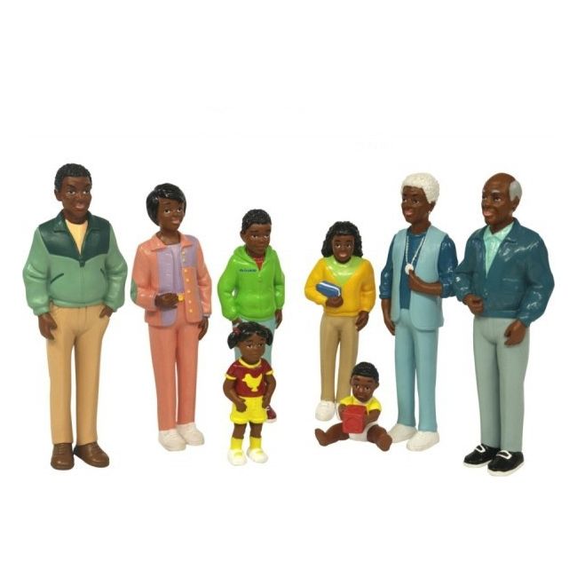 Figurine familie africana miniland ml27396