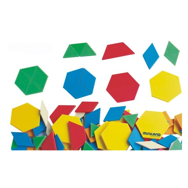 Forme geometrice diverse miniland 250 buc ml95045