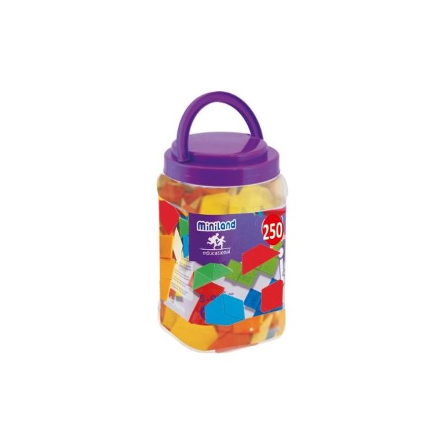 Forme geometrice diverse miniland 250 buc ml95045