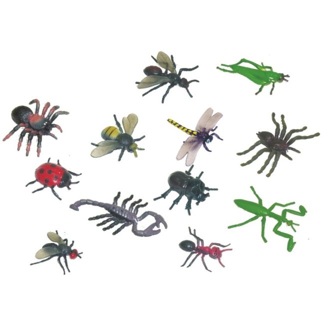 Set de 12 figurine insecte miniland ml27480