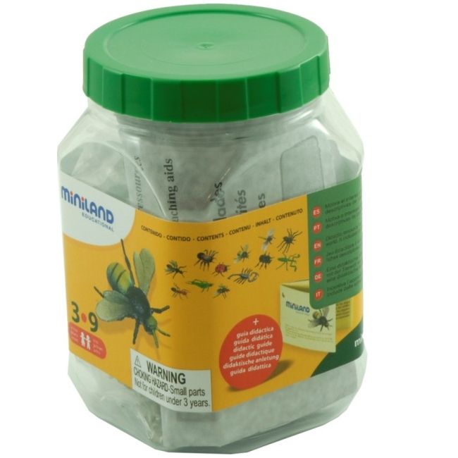 Set de 12 figurine insecte miniland ml27480