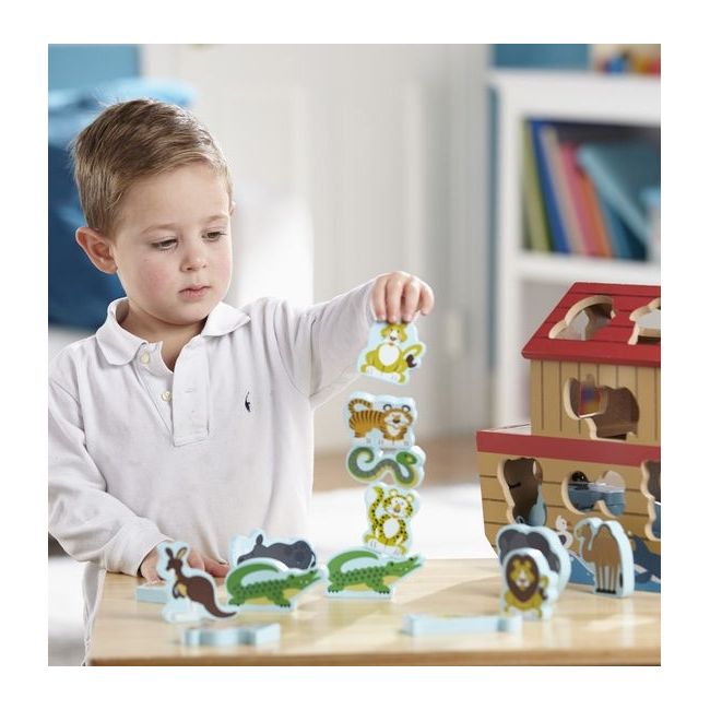Set de joaca din lemn arca lui noe melissa and doug md3786