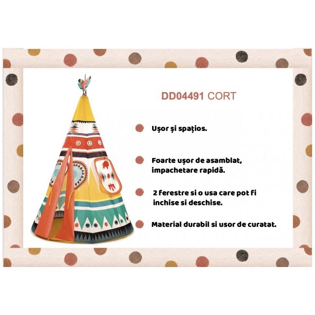Cort teepee, djeco dd04491