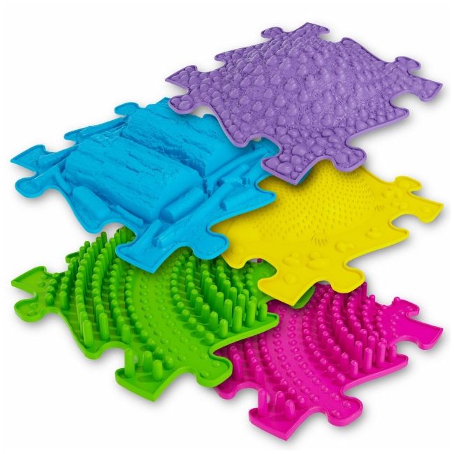 Covoras ortopedic senzorial puzzle set 3d extins a muffik mfk-022-1