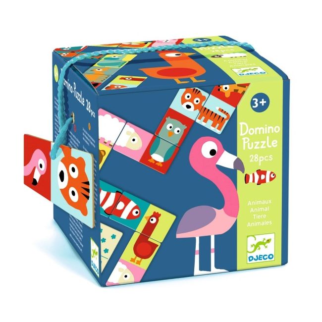 Domino animo puzzle, djeco dj08165