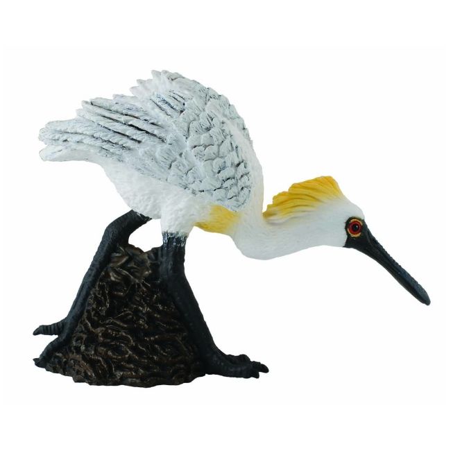 Figurina pasare lopatar pictata manual m collecta col88397m