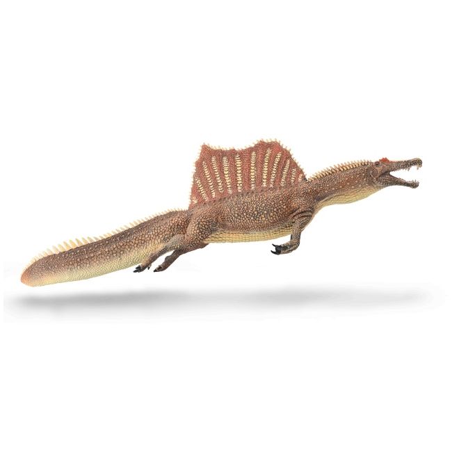 Figurina pictata manual dinozaur spinosaurus innotand cu mandibula mobila col88944deluxe