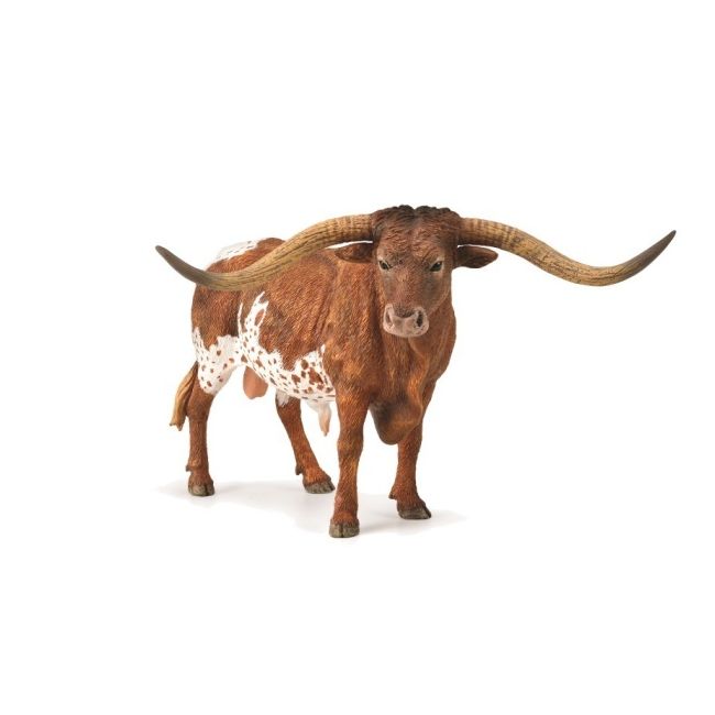 Figurina pictata manual taur texas longhorn col88925xl