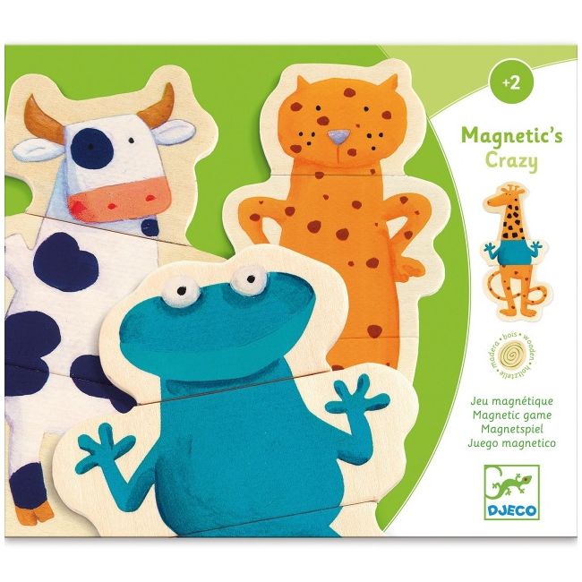 Joc cu magneti animale amuzante, djeco dj03111