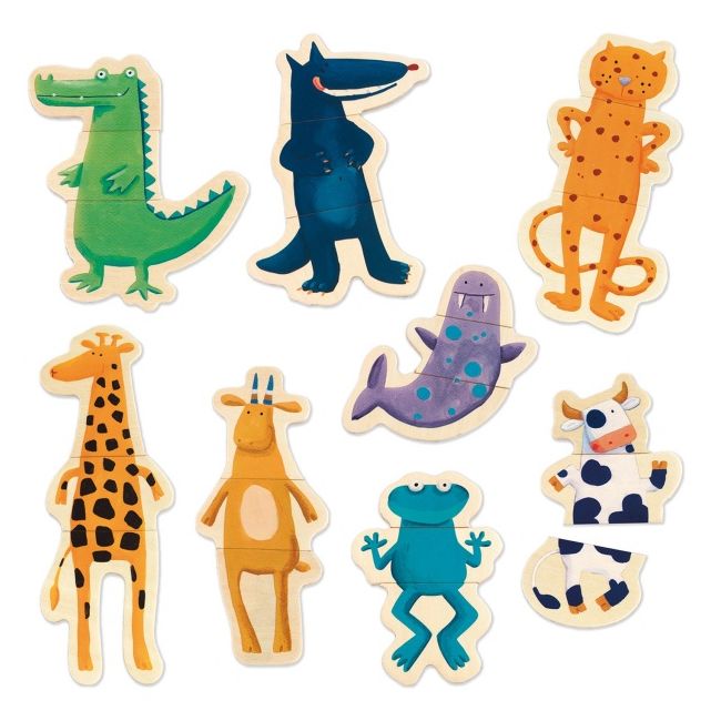 Joc cu magneti animale amuzante, djeco dj03111