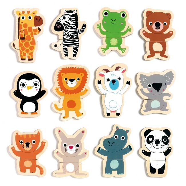 Joc cu magneti animale prietenoase, djeco dj03118