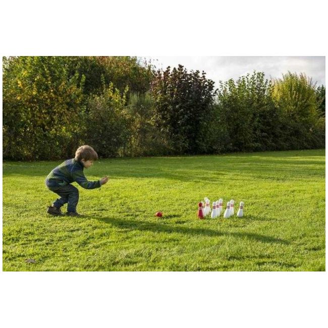 Joc cu popice din lemn, egmont toys egm_600010