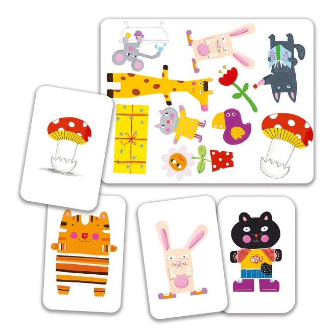 Joc de carti mini match, djeco dj05175