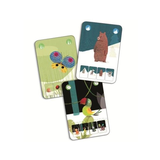 Joc de carti mini natura, djeco dj05128