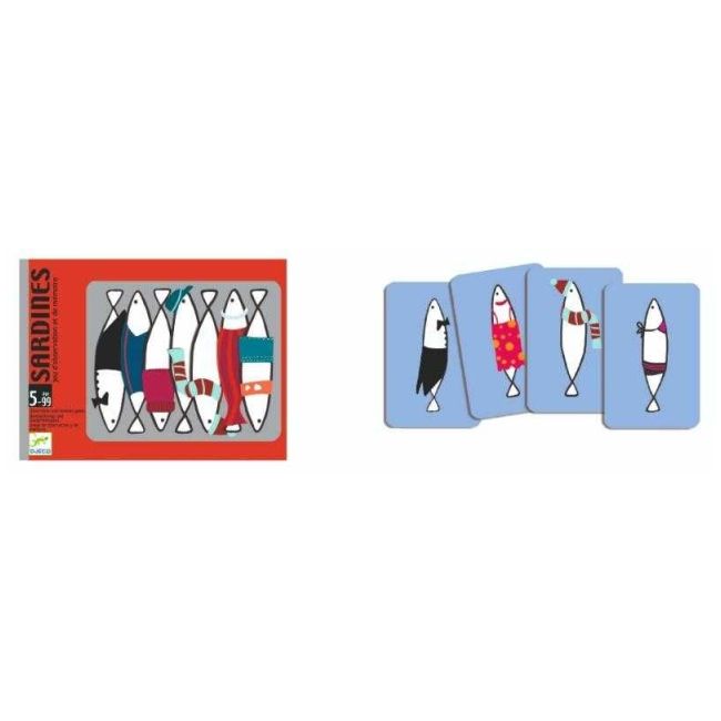 Joc de carti sardine, djeco dj05161