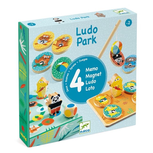 Joc educativ ludopark 4 jocuri, djeco dj01698