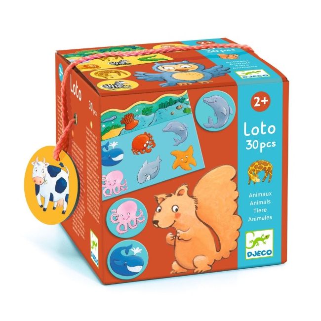 Joc loto cu animale, djeco dj08120