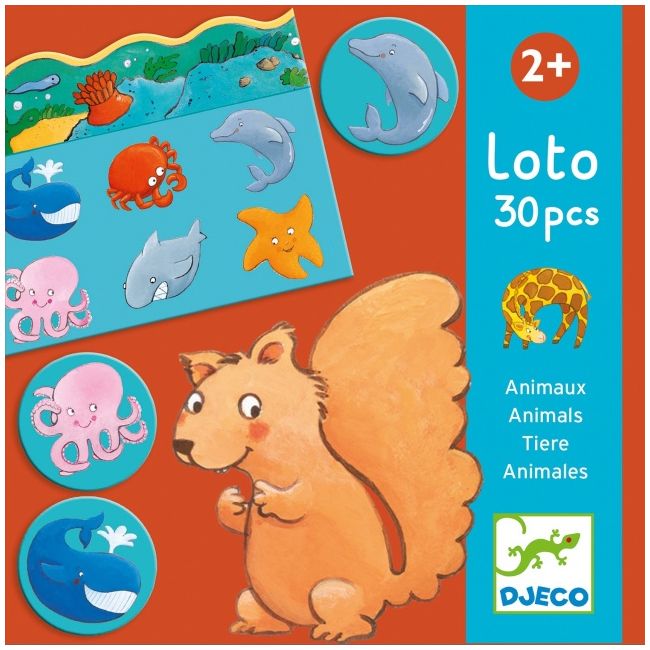 Joc loto cu animale, djeco dj08120