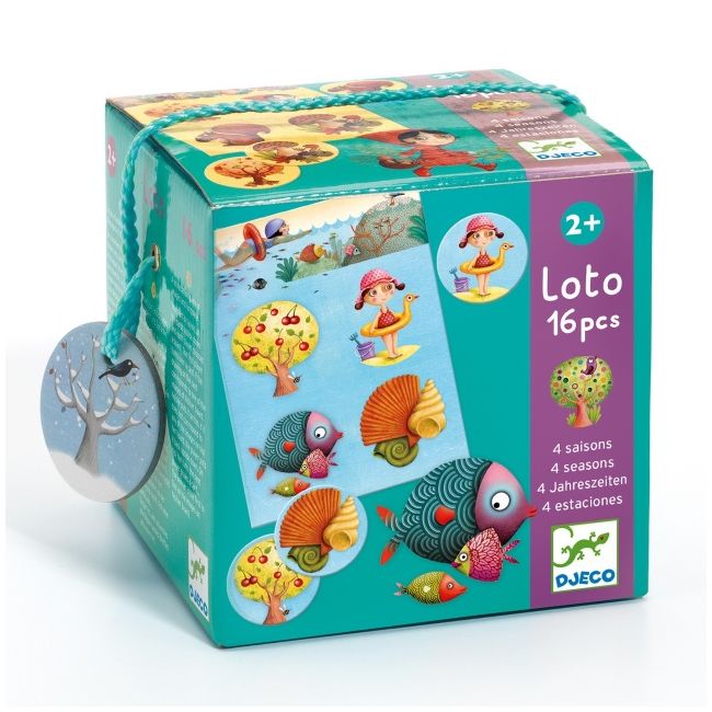 Joc loto cu anotimpuri, djeco dj08123