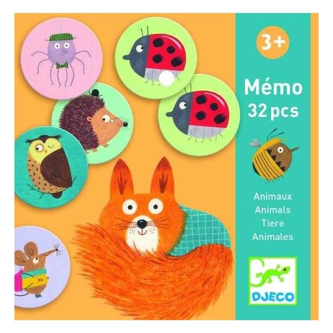 Joc memo animale, djeco dj08116