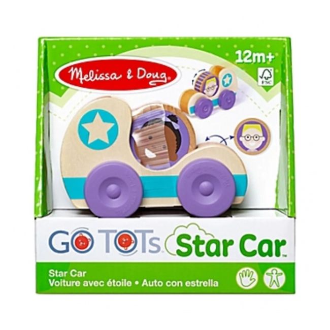 Masinuta din lemn blue star colectia go tots md30747