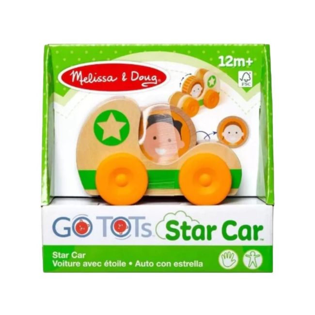 Masinuta din lemn green star colectia go tots md30748