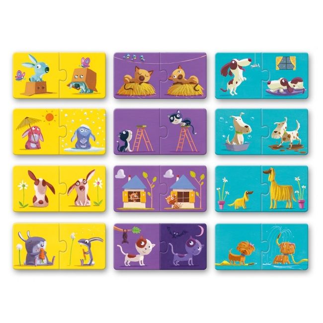 Puzzle duo antonime, djeco dj08162