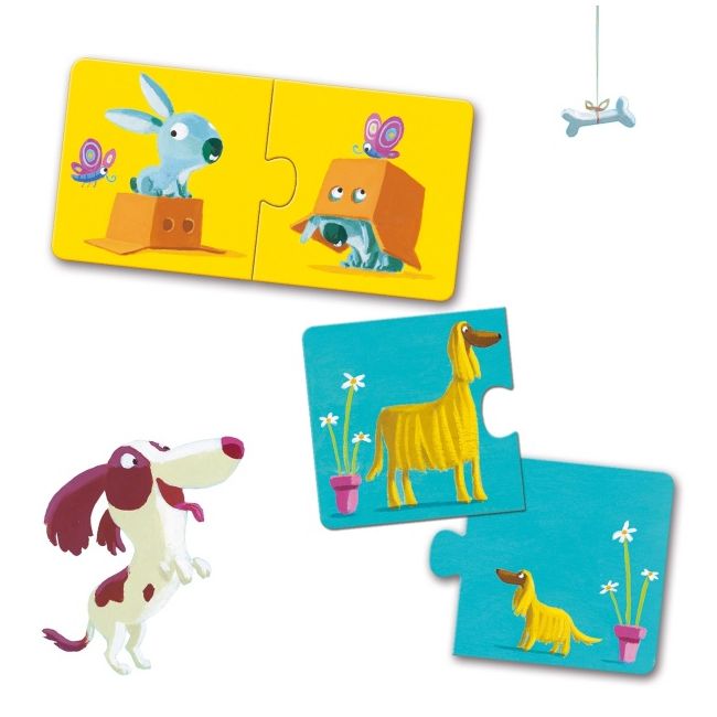 Puzzle duo antonime, djeco dj08162